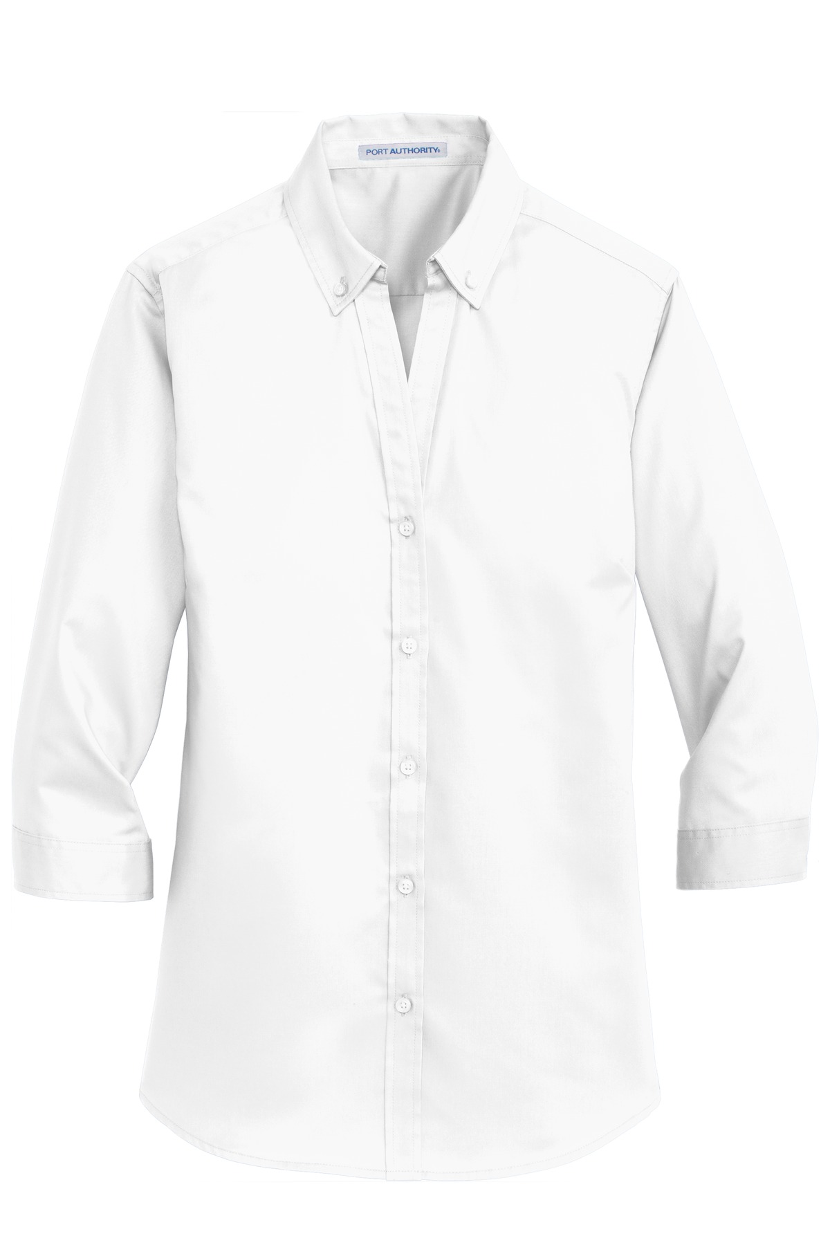 Port Authority Women's 3/4-Sleeve SuperPro Twill Shirt. L665 1