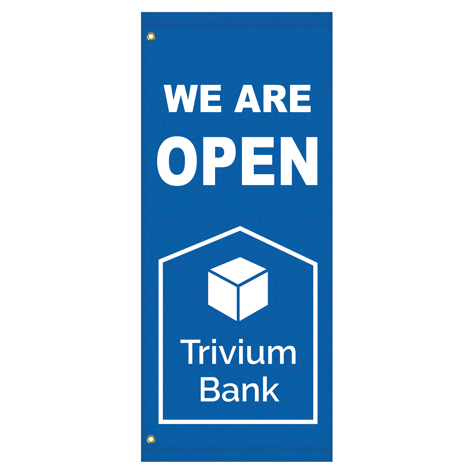 54" x 22" Custom Sunbrella™ Avenue Banner-1 Color Imprint 3