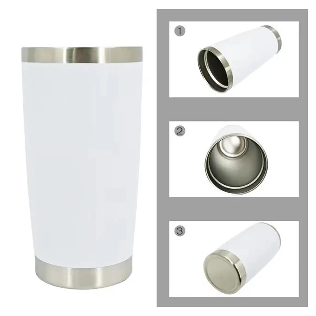 20oz Large Capacity Stainless Steel Mug Insulated Travel 2