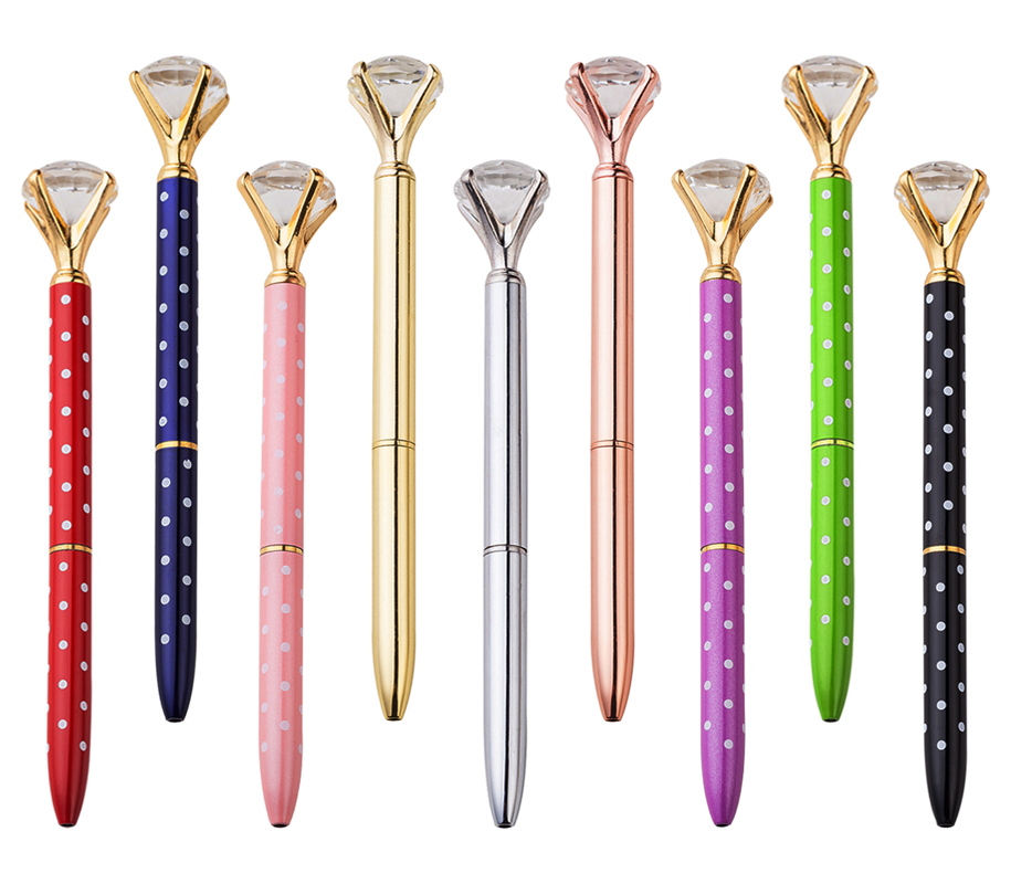 Sleek and Slim Diamond Metal Pen 5