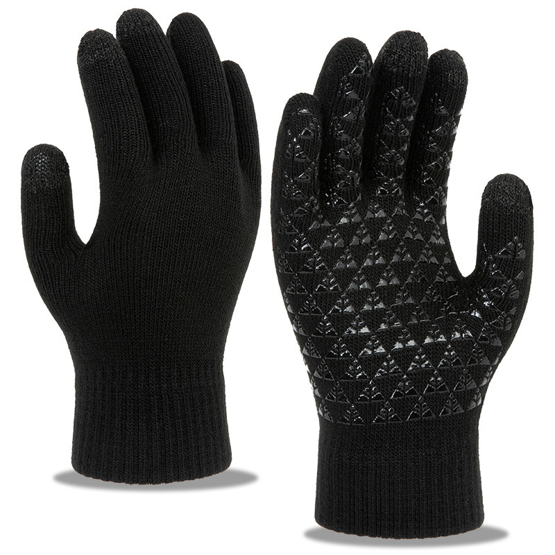Non-Slip Gloves W/ 3 Finger Touch 3