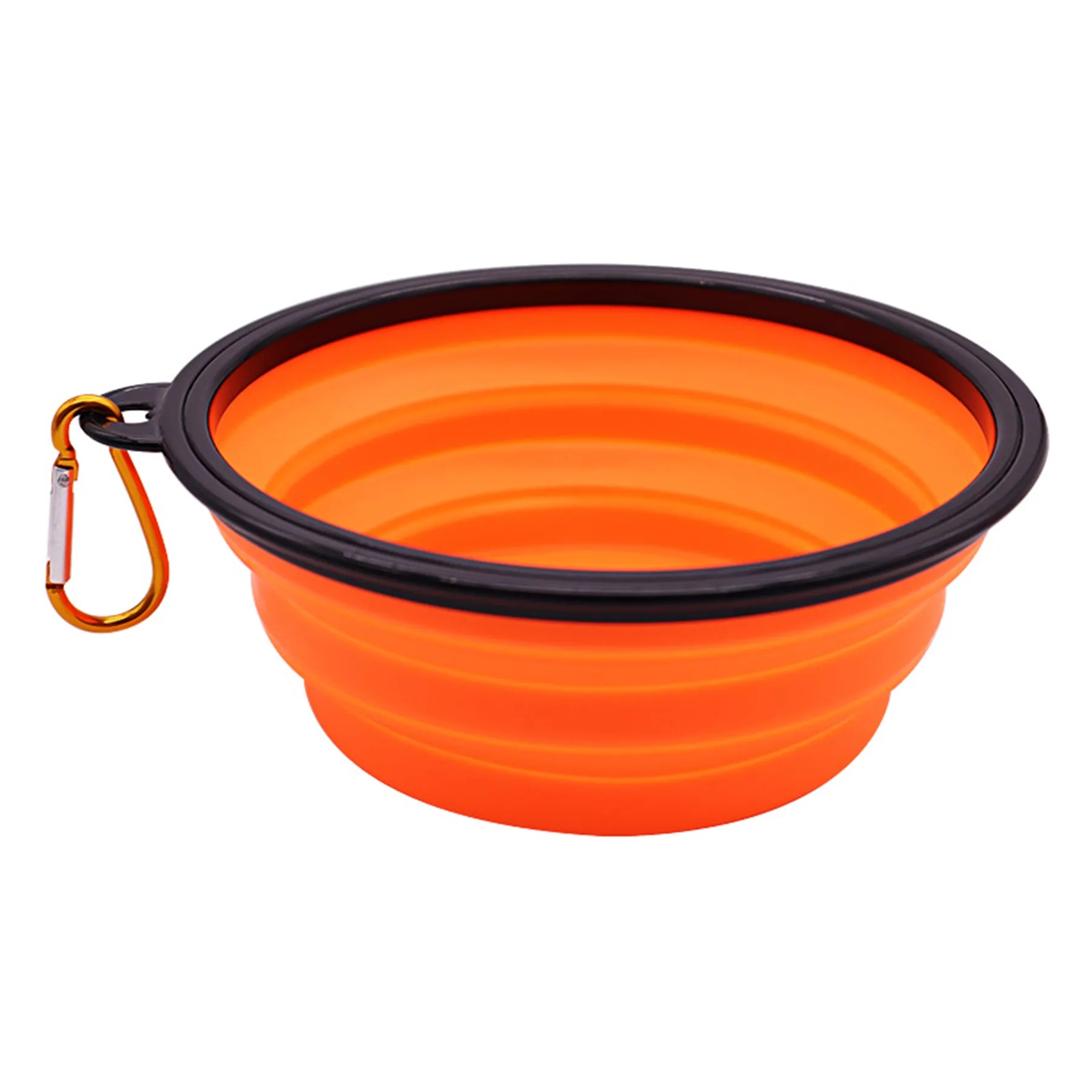 Collapsible Pet Dog Bowls with Carabiner 2