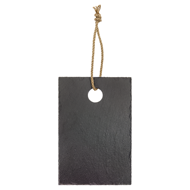 6" x 9" Rectangle Slate Cutting Board with Hanger String