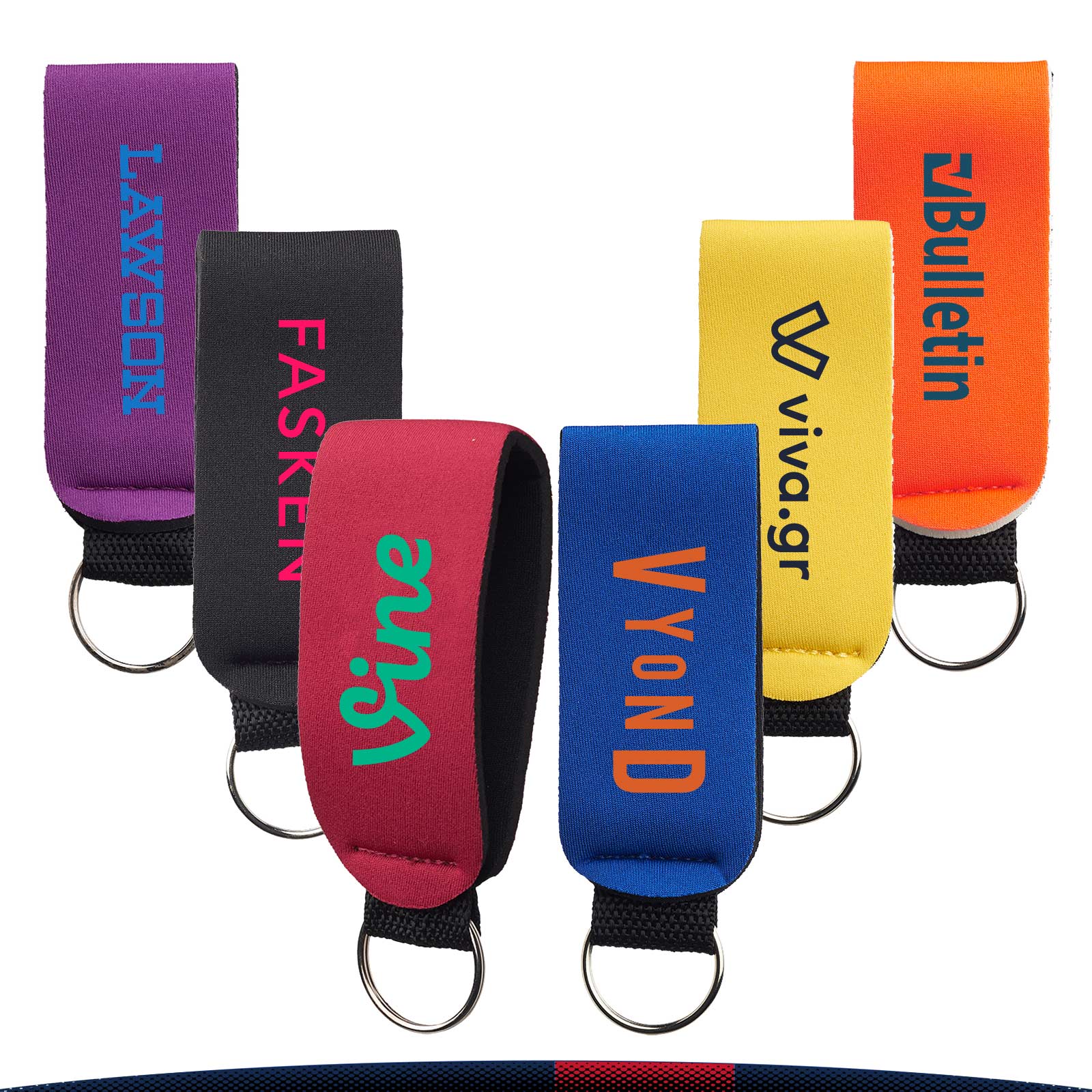 Mika Neoprene Strap Keychain 6