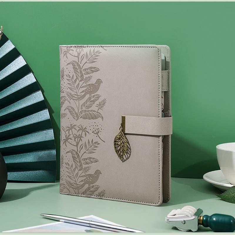PU Leather A5 Business Travel Journal Binder Notebook 3