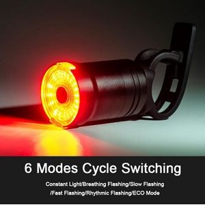 Waterproof Usb Rechargeable Bicycle Tail Light 2