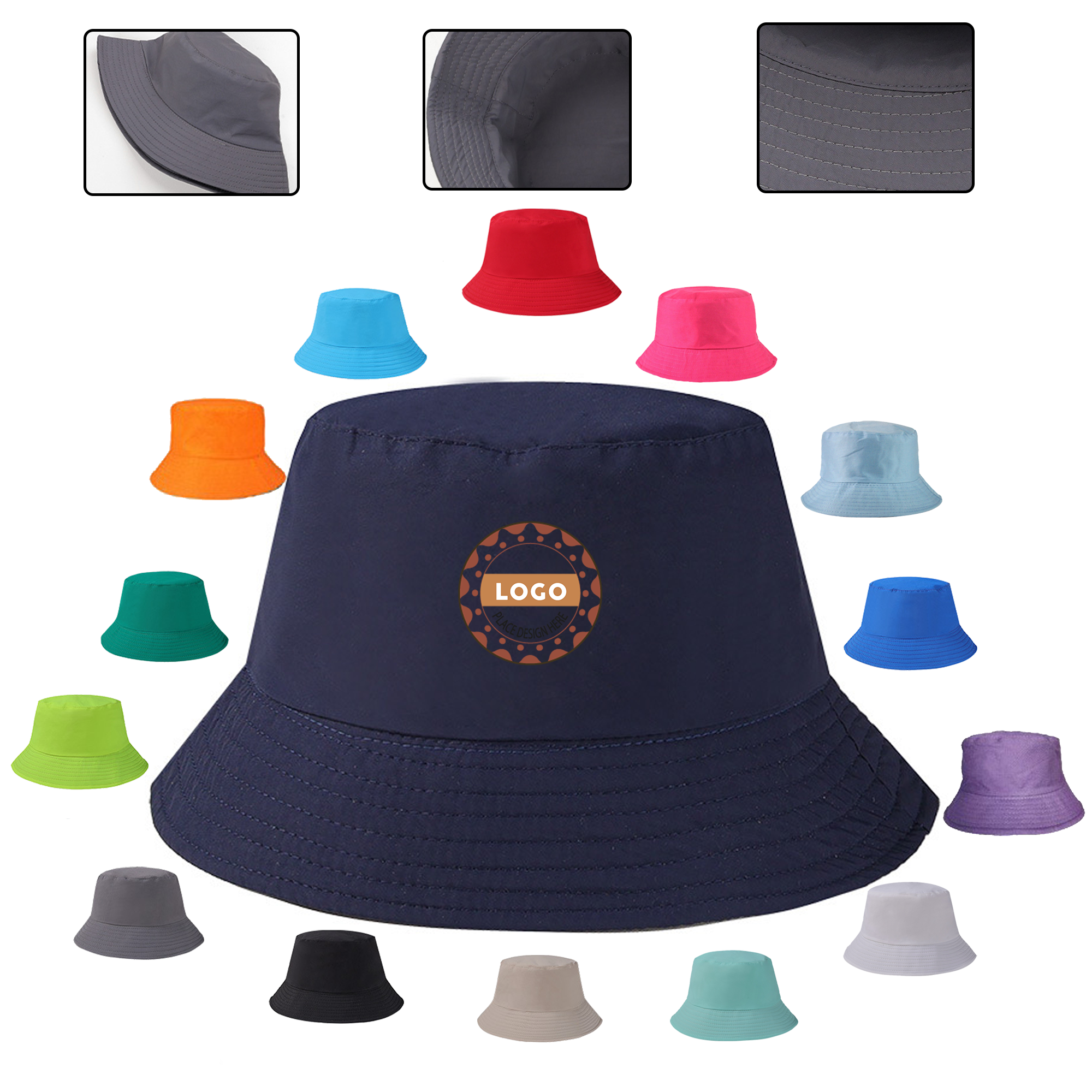 Breathable Summer Bucket Hat 7
