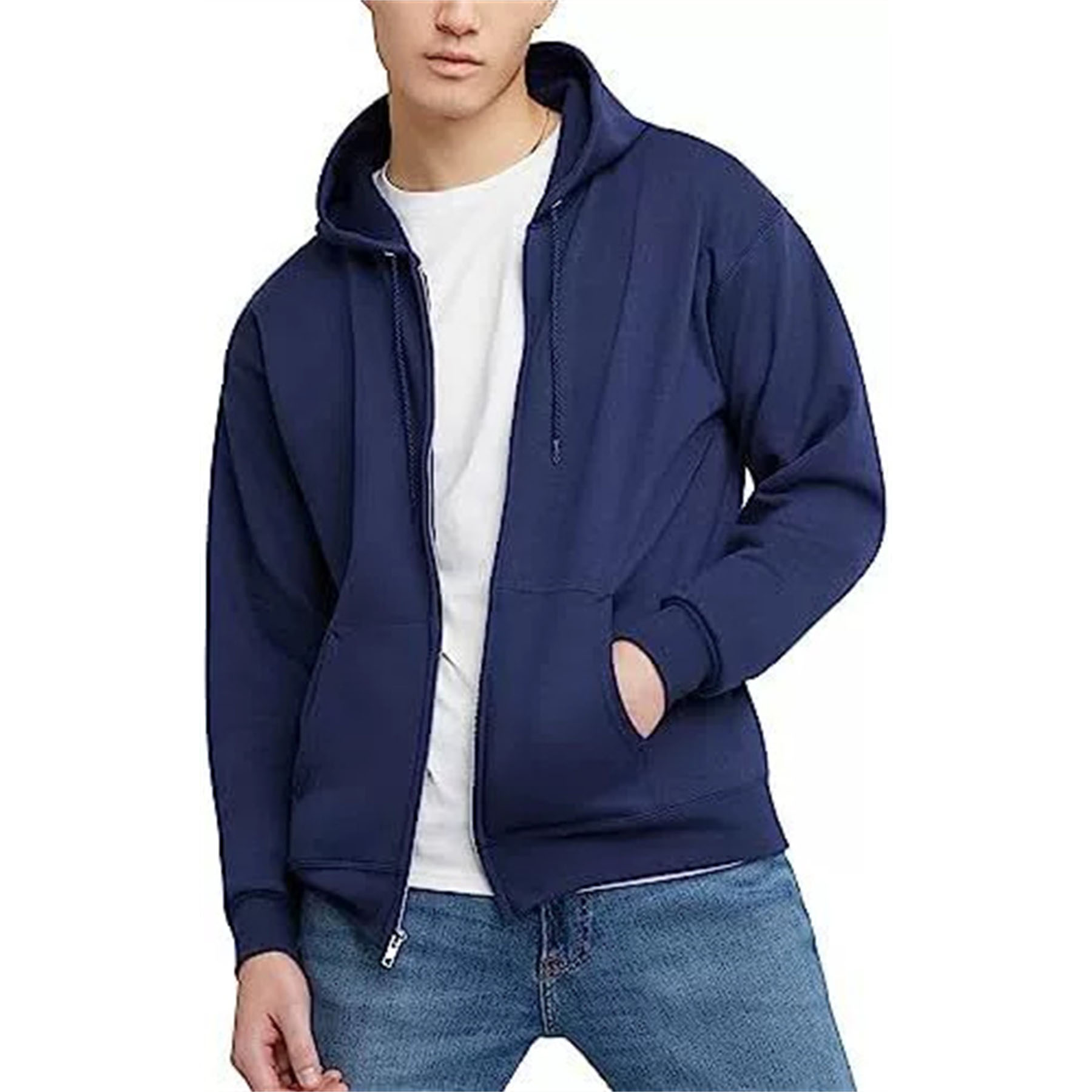 Zip Hooded Sweatshirt for Men 2