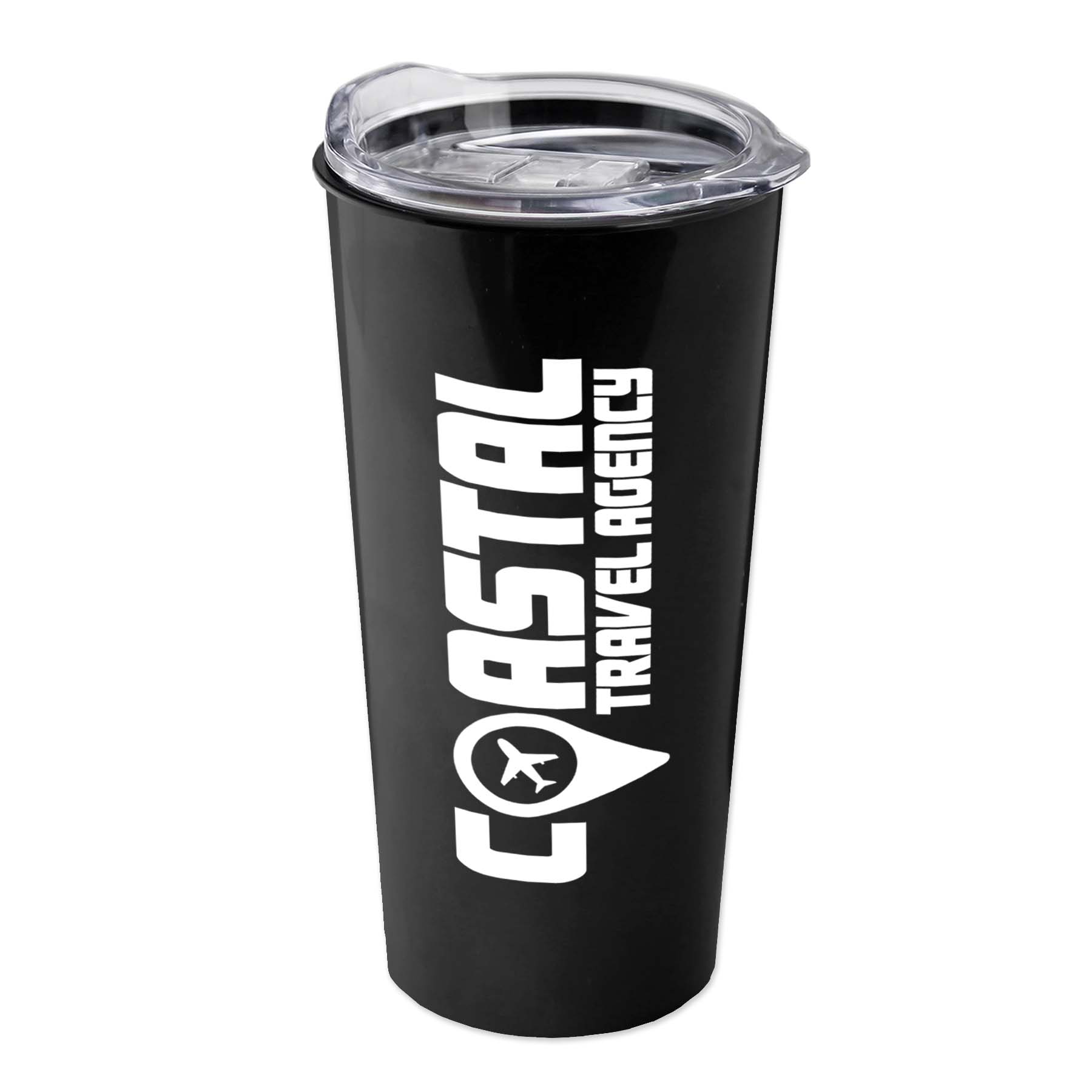 The Explorer - 18 oz. Metallic Travel Tumbler with Clear Se 10