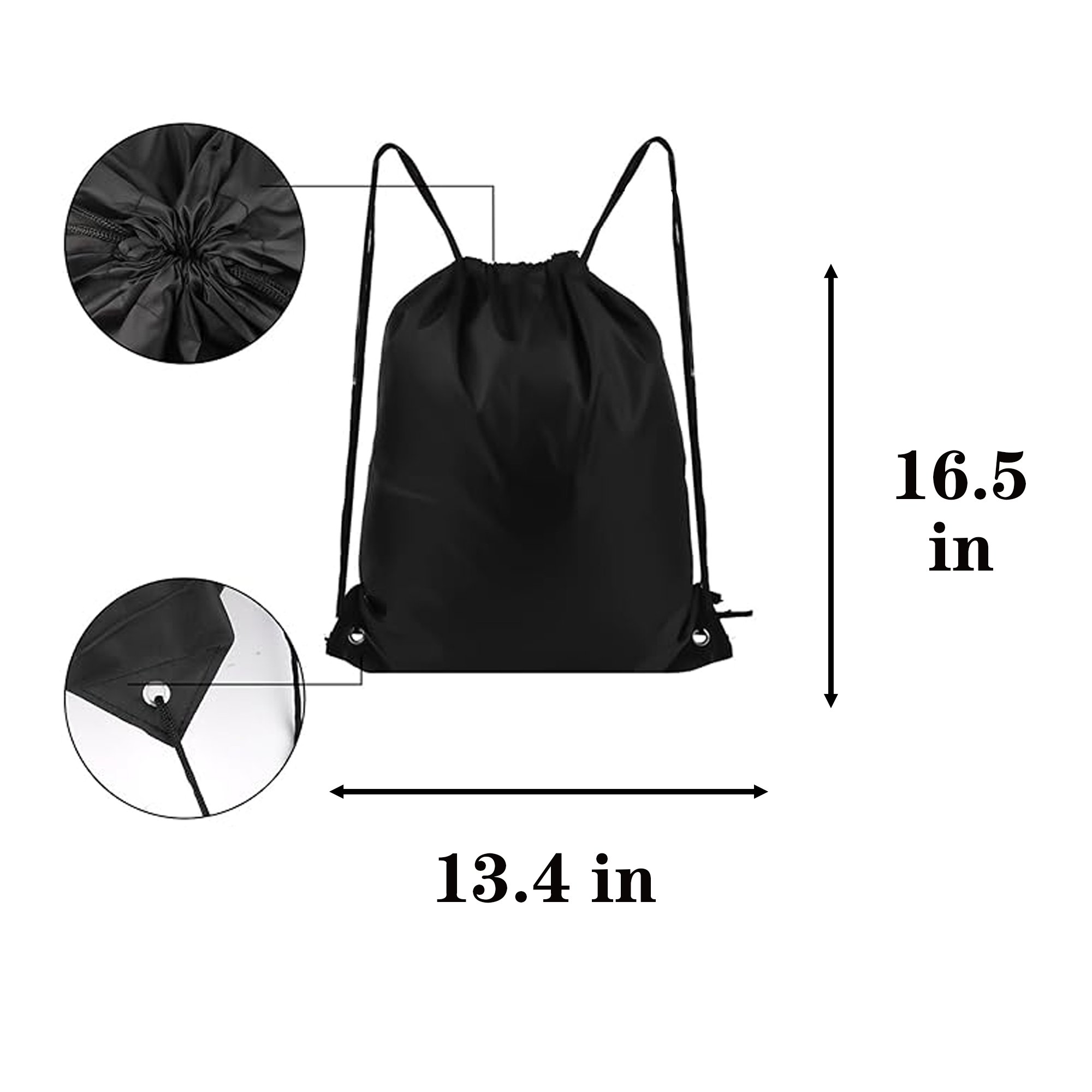 Premium Polyester Drawstring Bag 3