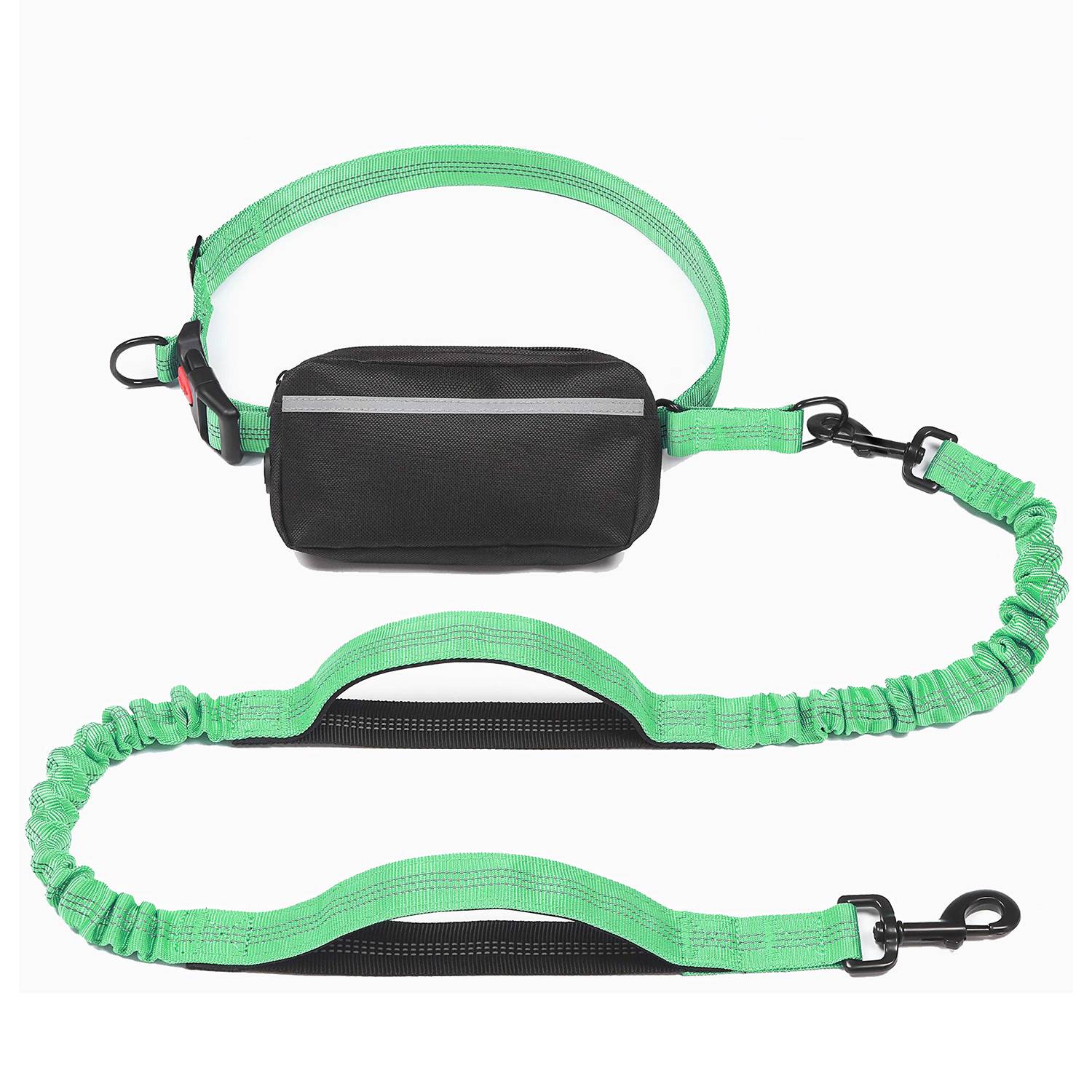 Stretching Dog Leash W/ Waist Bag 2