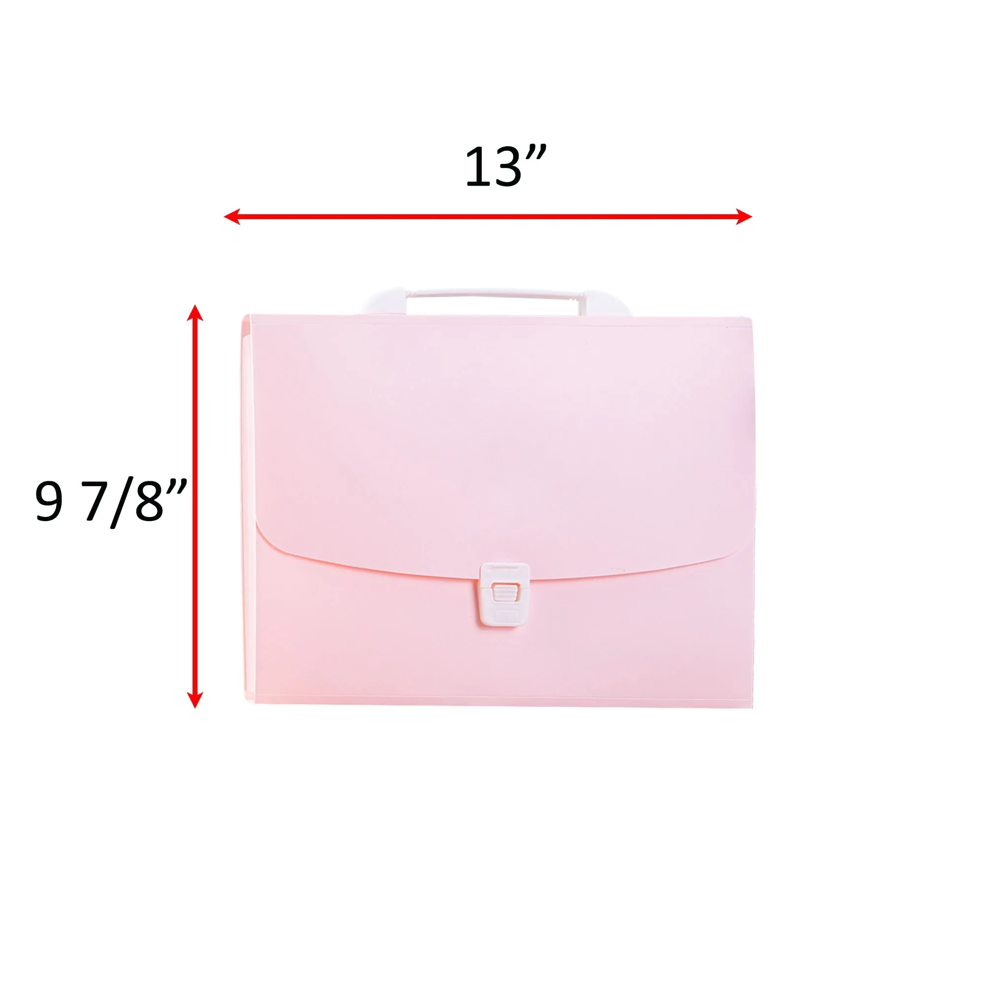 Silkscreen Plastic Expanding File Folder With Handle 3