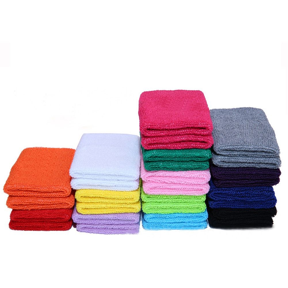 Athletic Cotton Wristbands with Embroidery 3