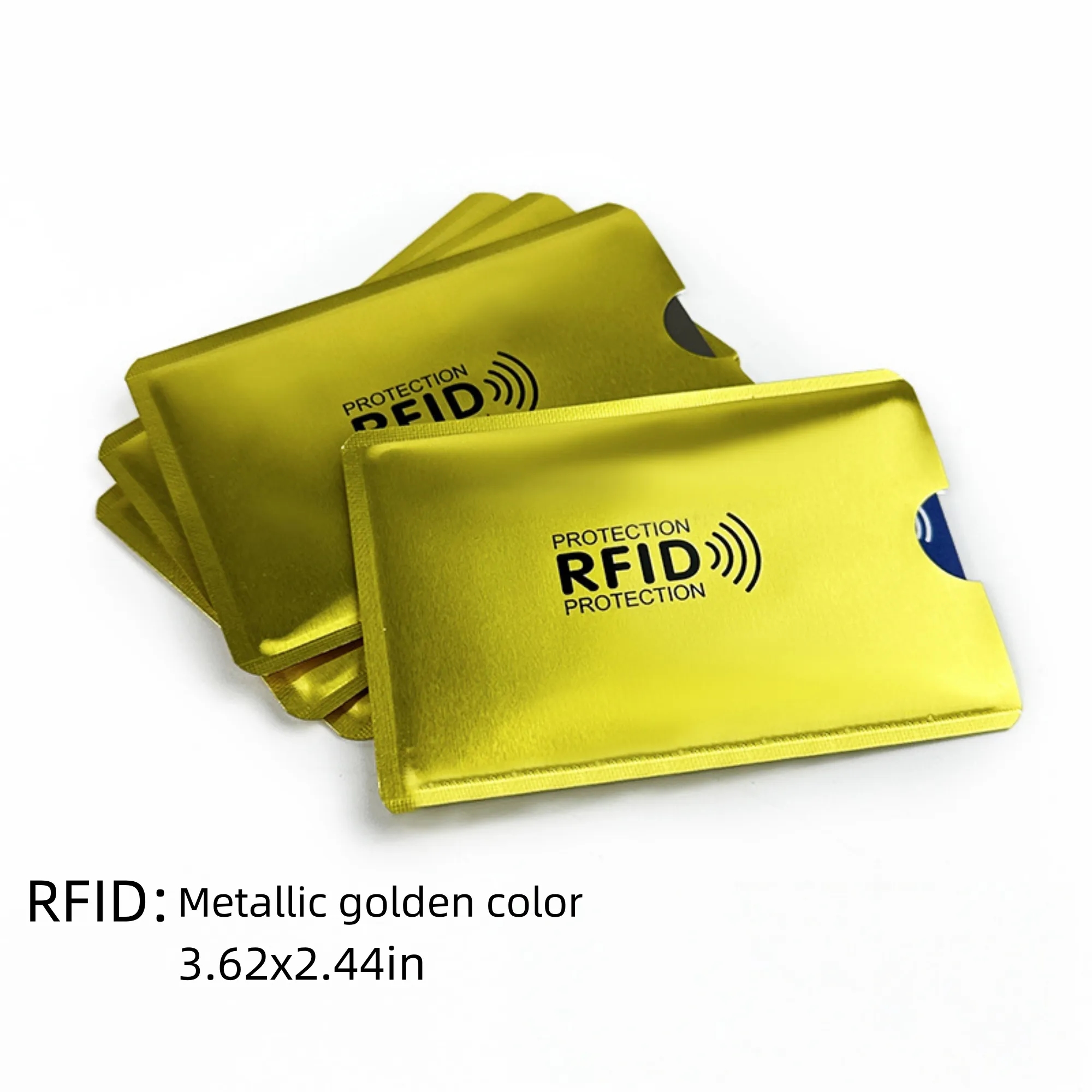 Luxury 24K Gold Foil ID Card Holder 1