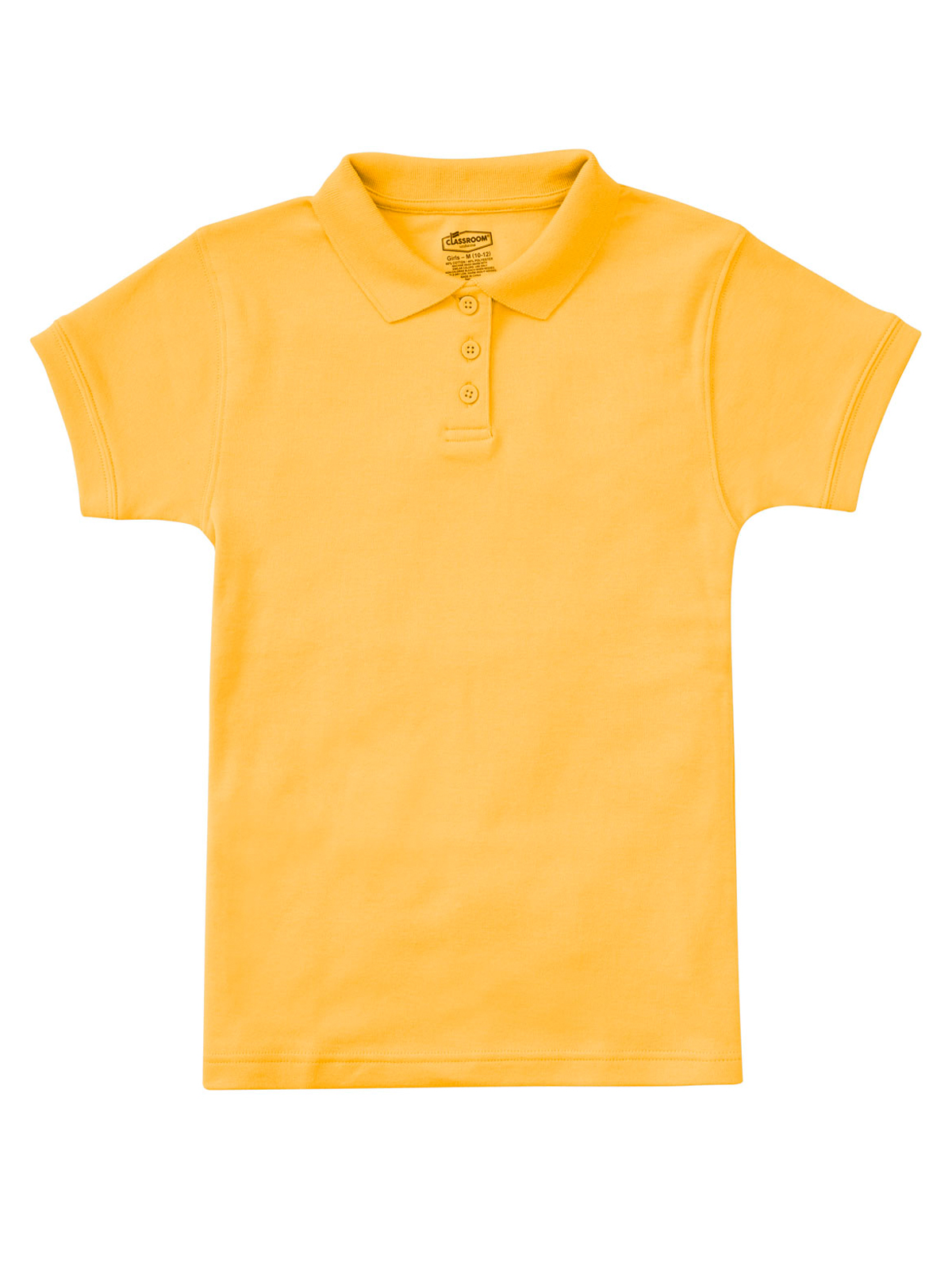 Classroom Uniforms - Junior Girls' Short Sleeve Fitted Interlock Polo 4