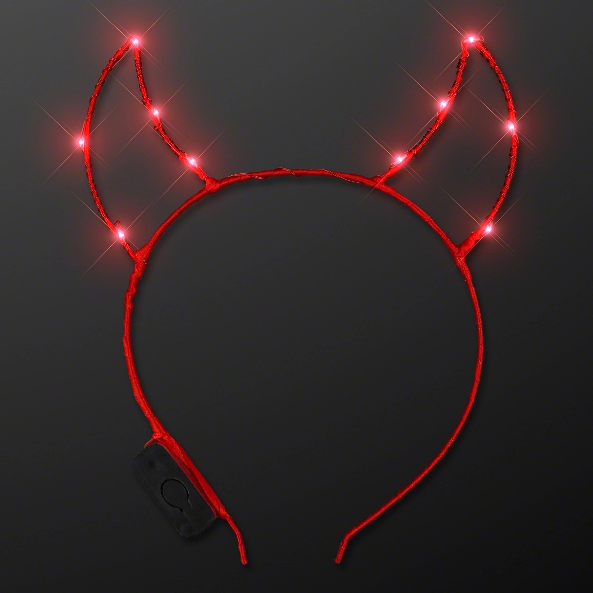 Starlight Devil Horns Light Up Headband 2