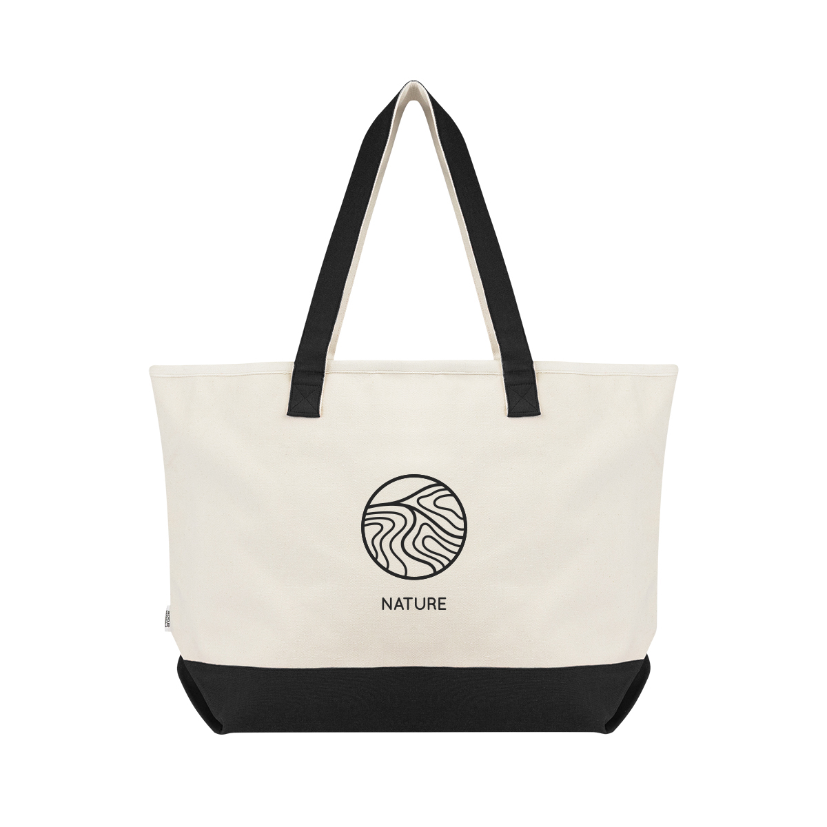 Large Starboard Recycled Cotton Canvas Tote Bag, custom tote bag with logo imprint 10