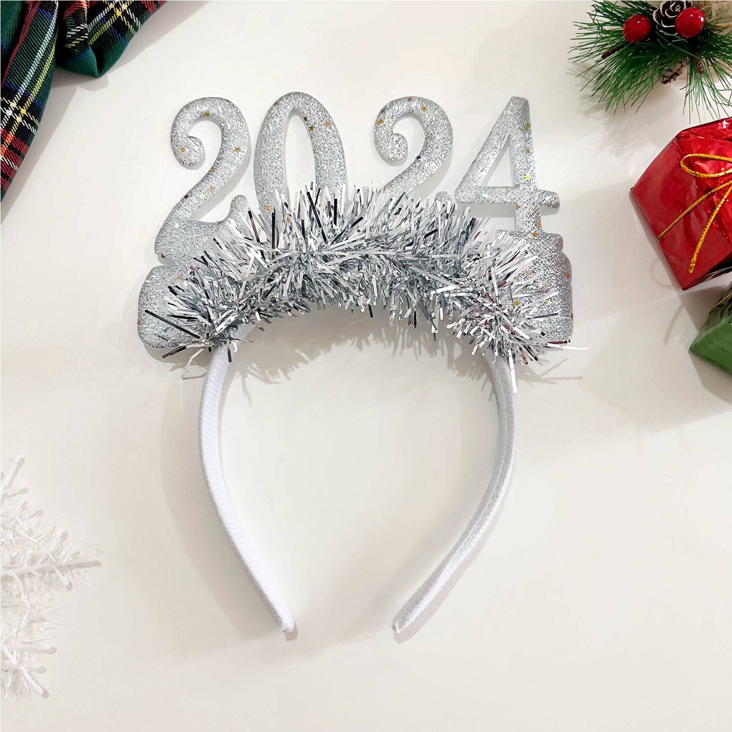 Christmas Party Digital New Year Decorative Headband 3