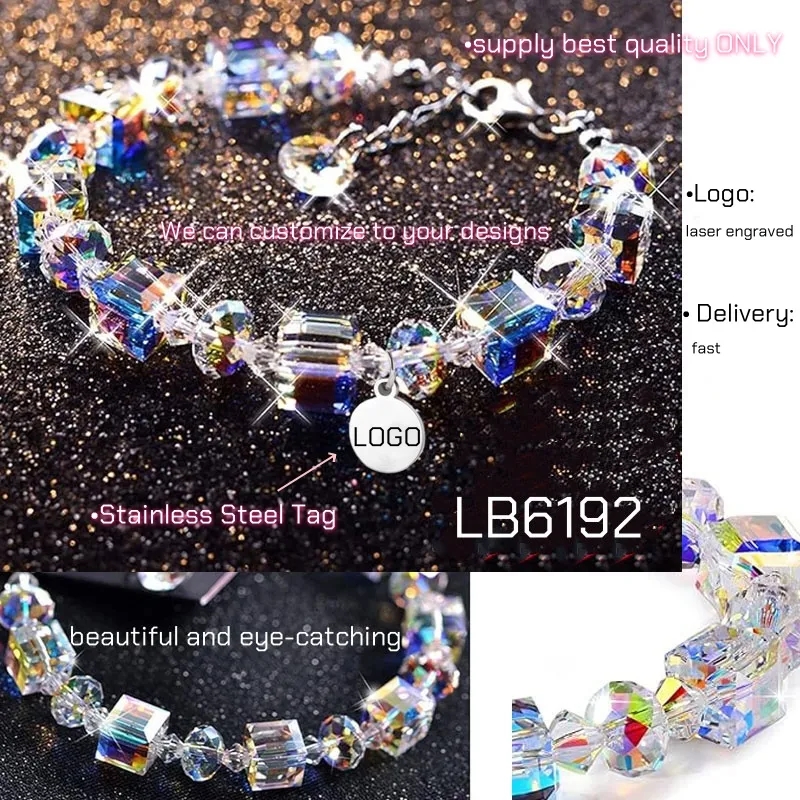 Multicolor Crystal Bracelet Stunning Jewelry Gift for Her 4