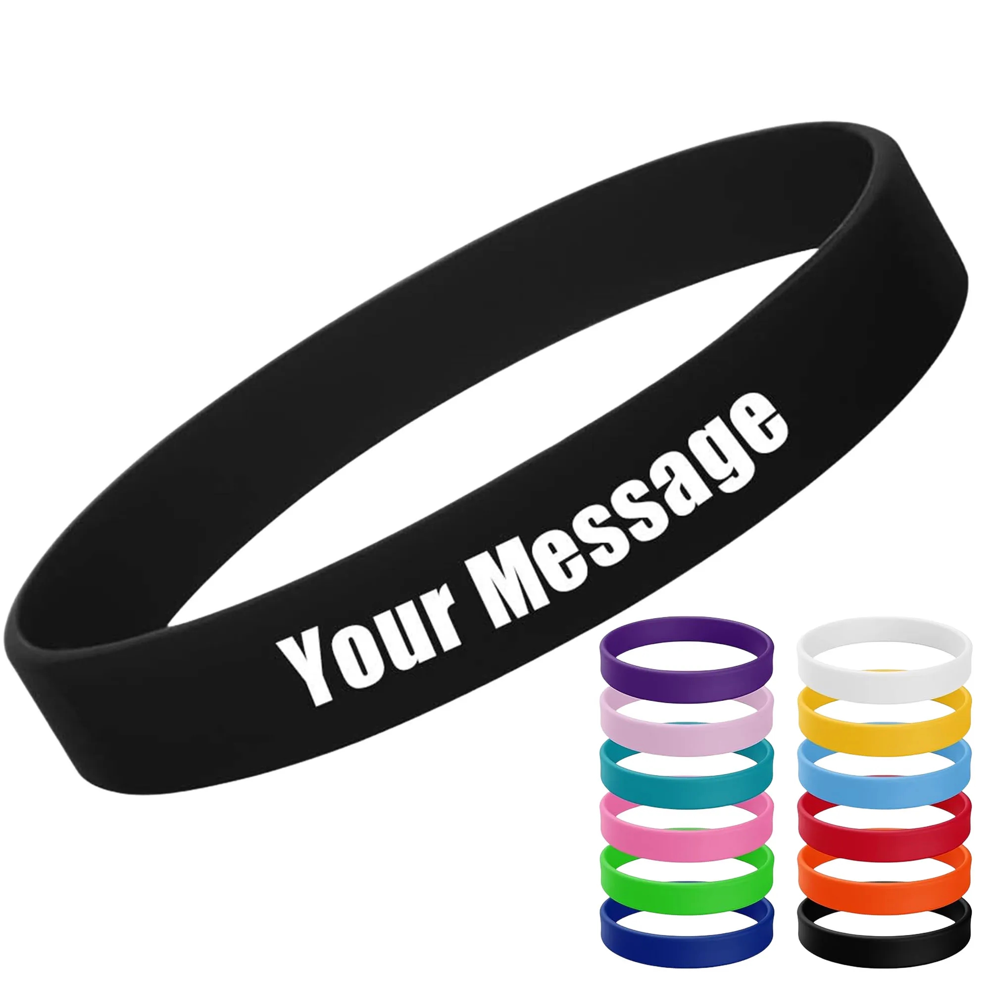 MOQ20 Branded Customised Silicone Wristband 3