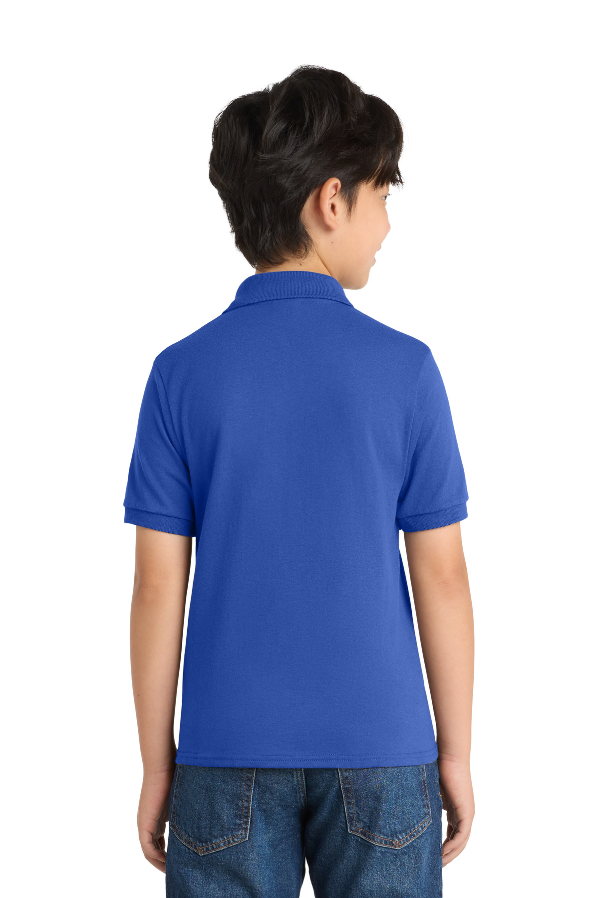 Port & Co Youth Core Blend Jersey Knit Polo. KP55Y 45