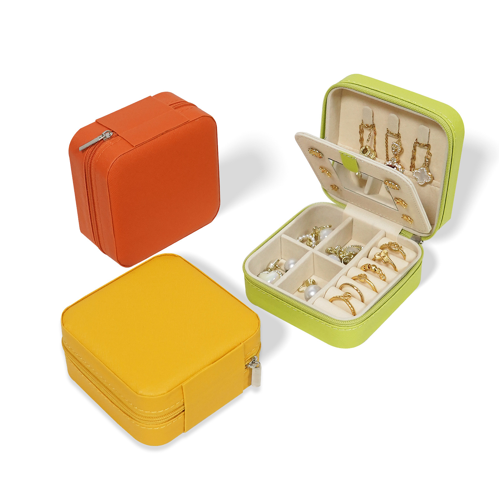 Jewelry Travel Case with Mirror 10