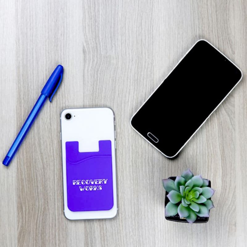 Soft Silicone Cell Phone Wallet 6