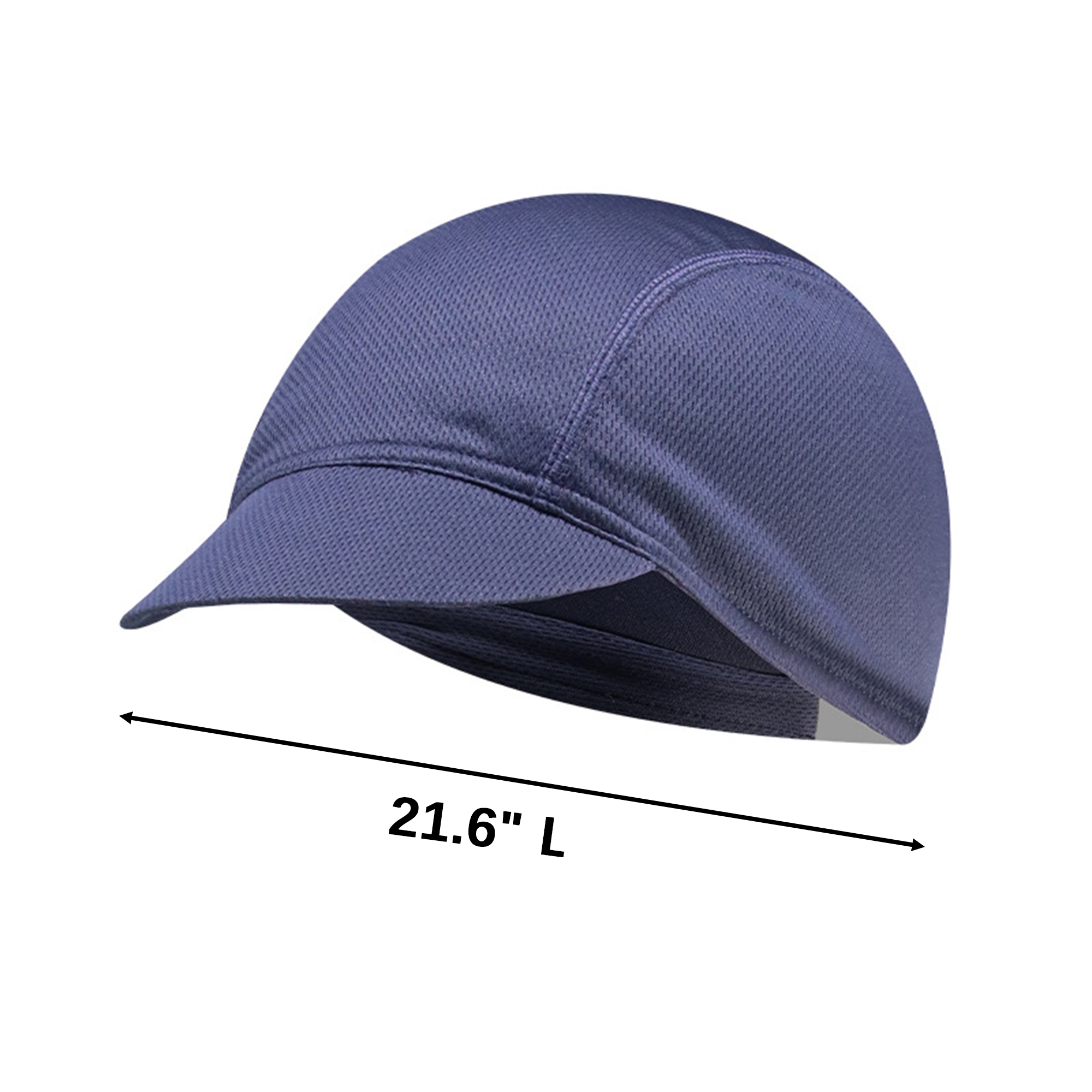 Breathable Mesh Cycling Cap Sweat Wicking 21.6" Circumference 7