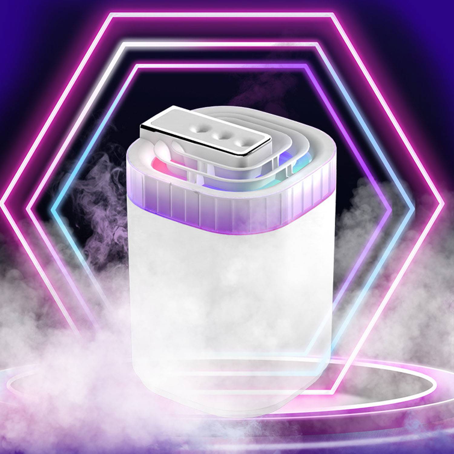 Portable Compact Adjustable Colorful LED Humidifier 3