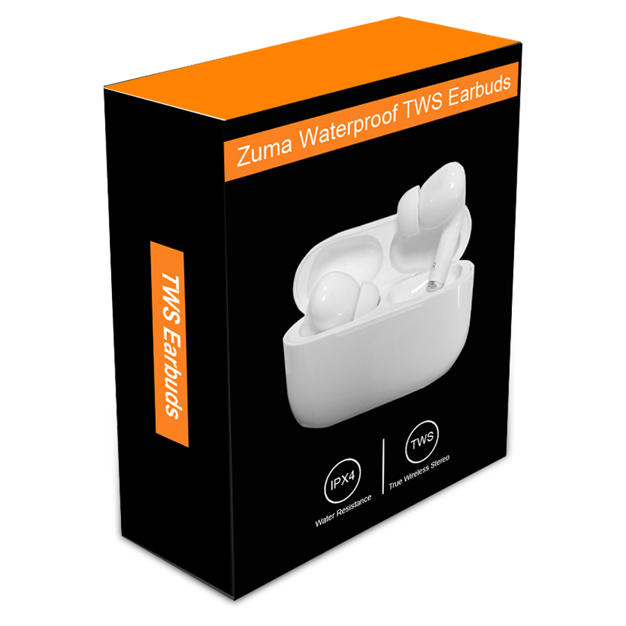 PulsePods IPX4 Water Resistant High-Quality Bluetooth Stereo Earbuds 3