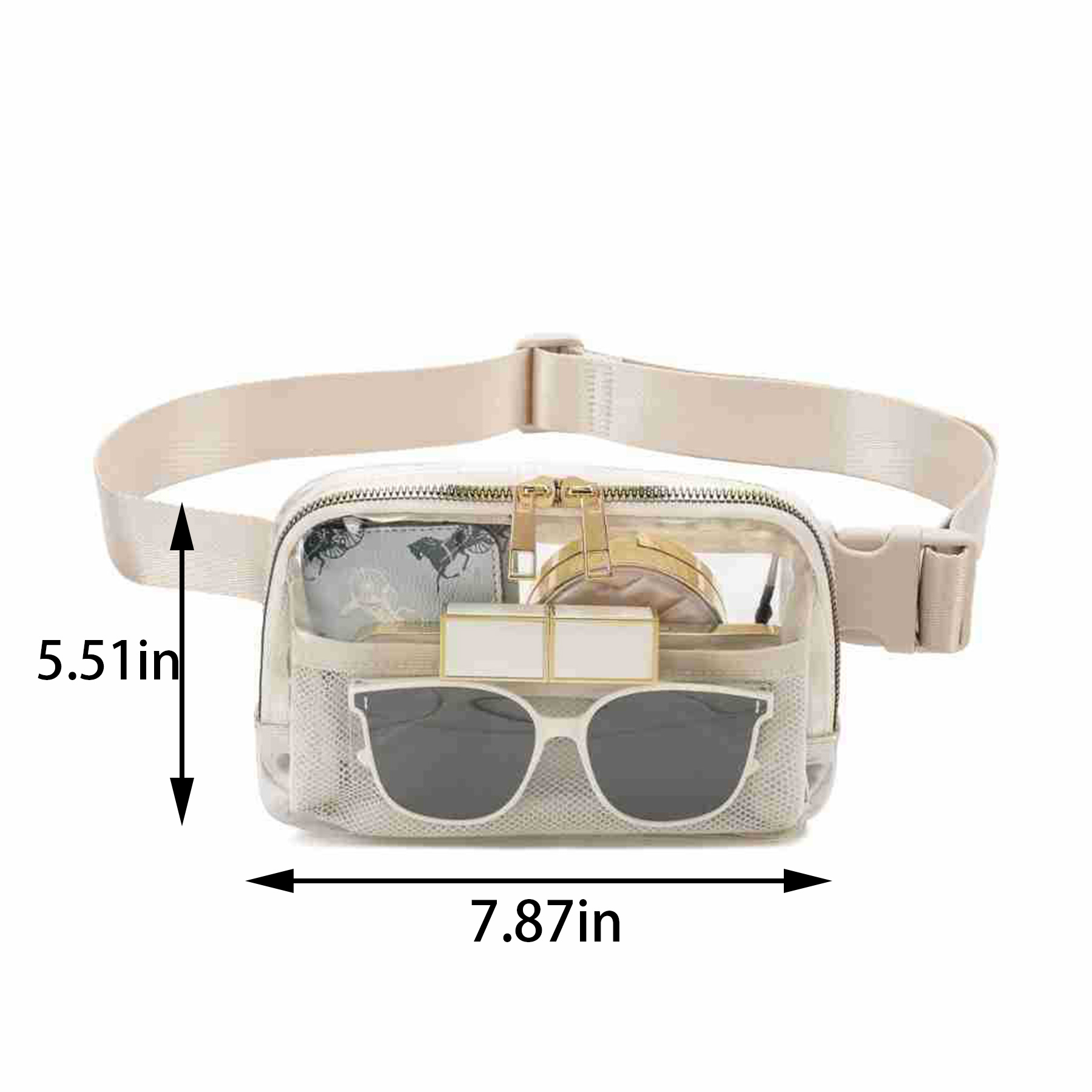 Clear Waist Pack Stadium Approved 6