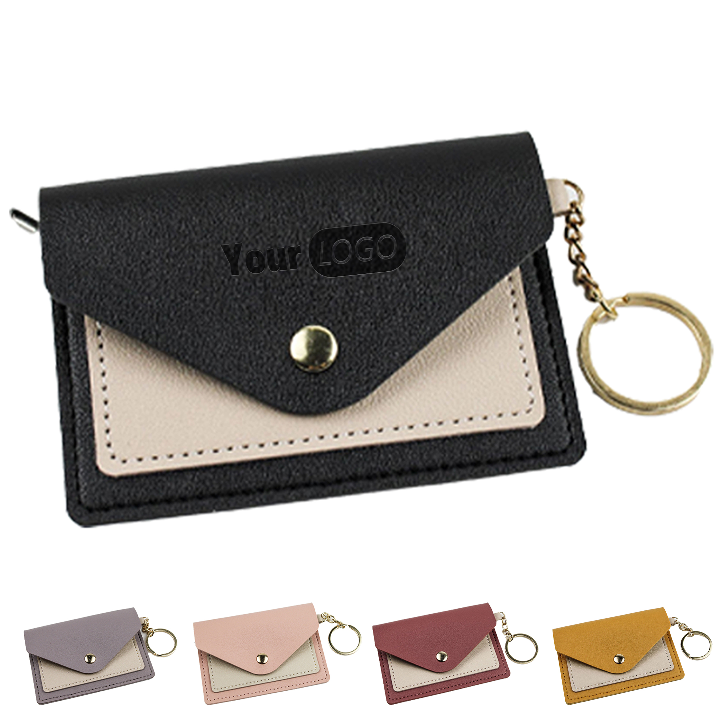 Polyurethane Candy Colored Minimalist Coin Purse 3