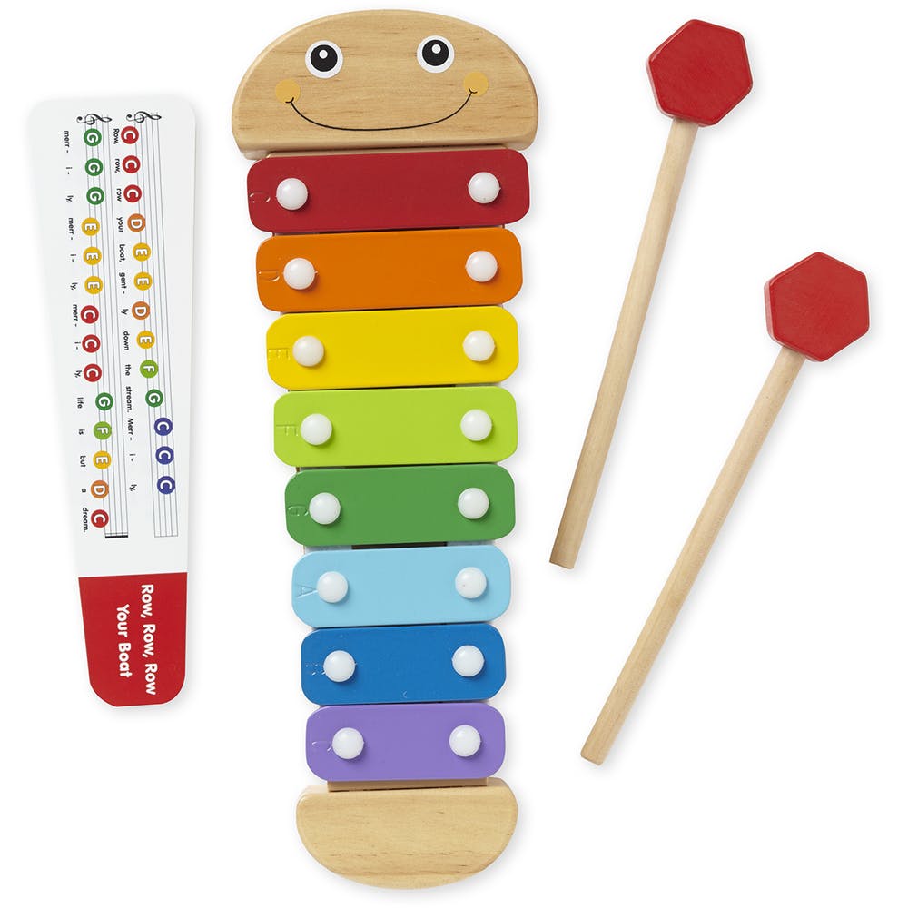 Melissa & Doug Caterpillar Xylophones - Wood 6 Count 1