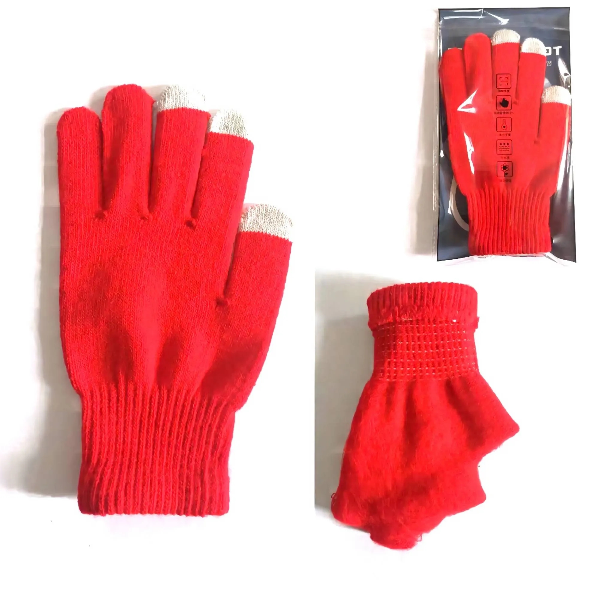 Touchscreen Warm Winter Knit Gloves MOQ 100PCS" 7