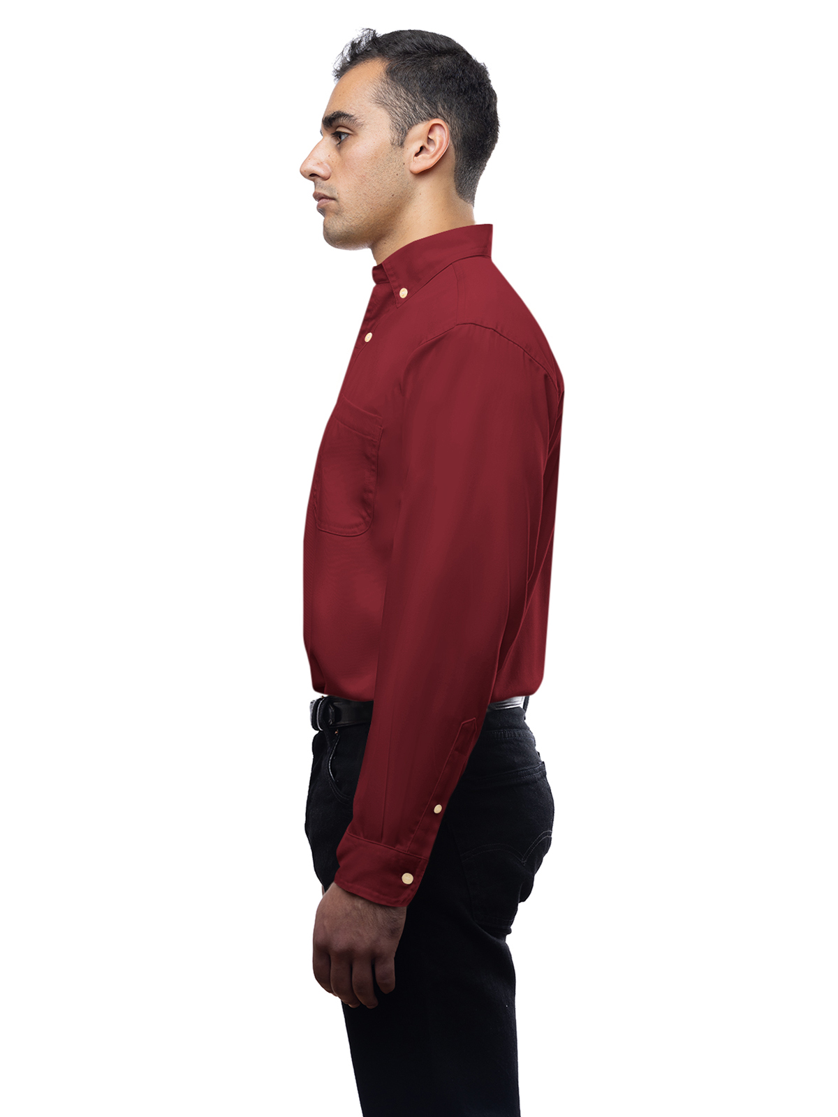 Blue Generation - Men's 1-Pocket Superblend Poplin Shirt 74
