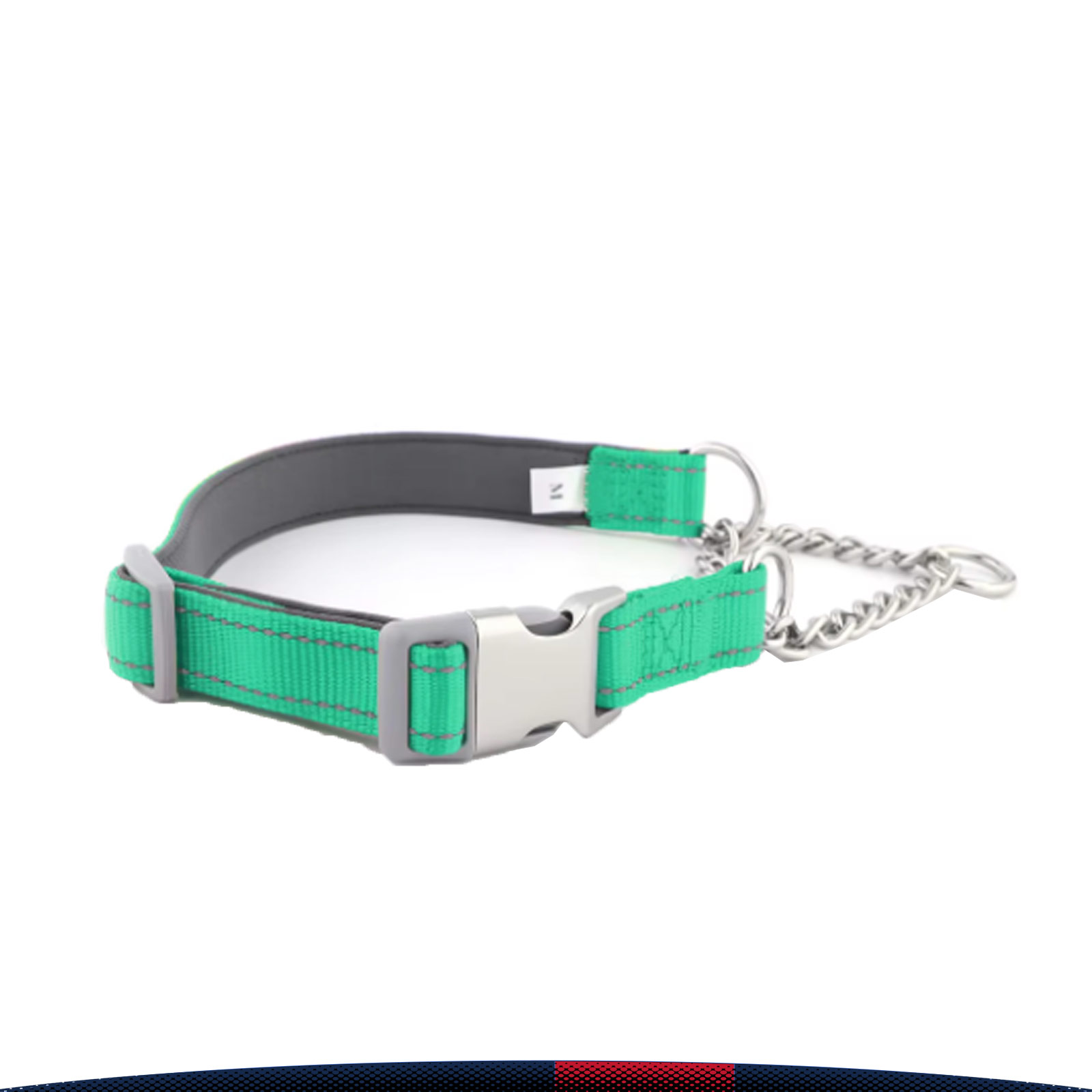 Barkle Reflective Martingale Dog Collar 2