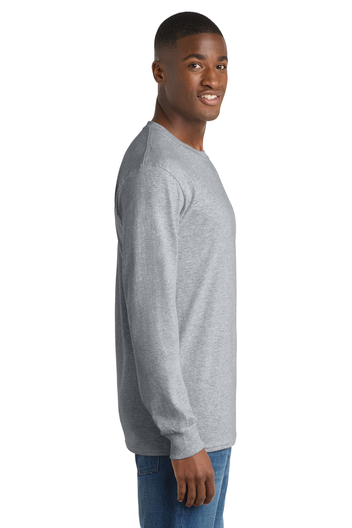 Port & Co Long Sleeve Core Cotton Tee. PC54LS 158