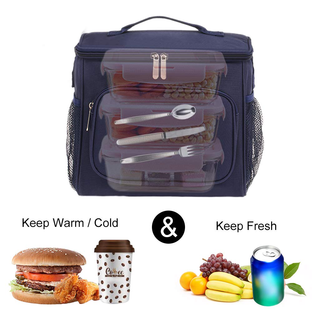 Insulated Lunch Box Soft Cooler Cooling Tote 2