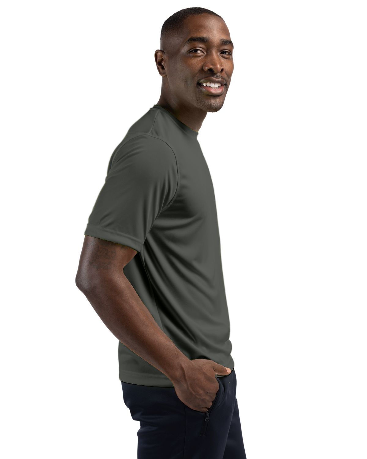 Clique Spin Solution-dyed Performance Jersey Mens Short Sleeve Tee 11