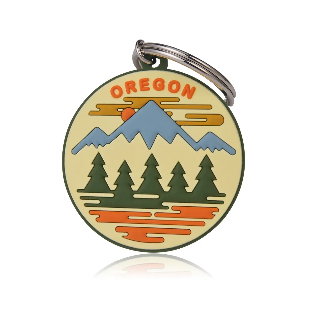 1" Custom 3D PVC Keychain 7