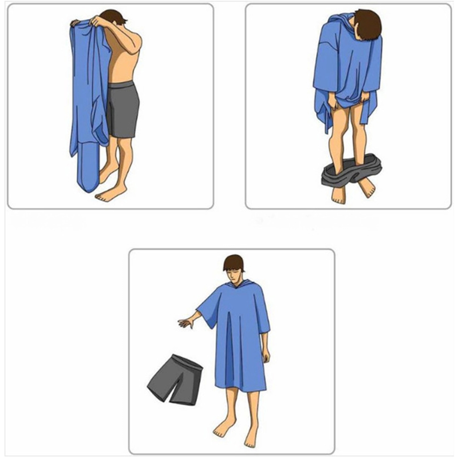 Customize Beach Hooded Towel For Adult 4