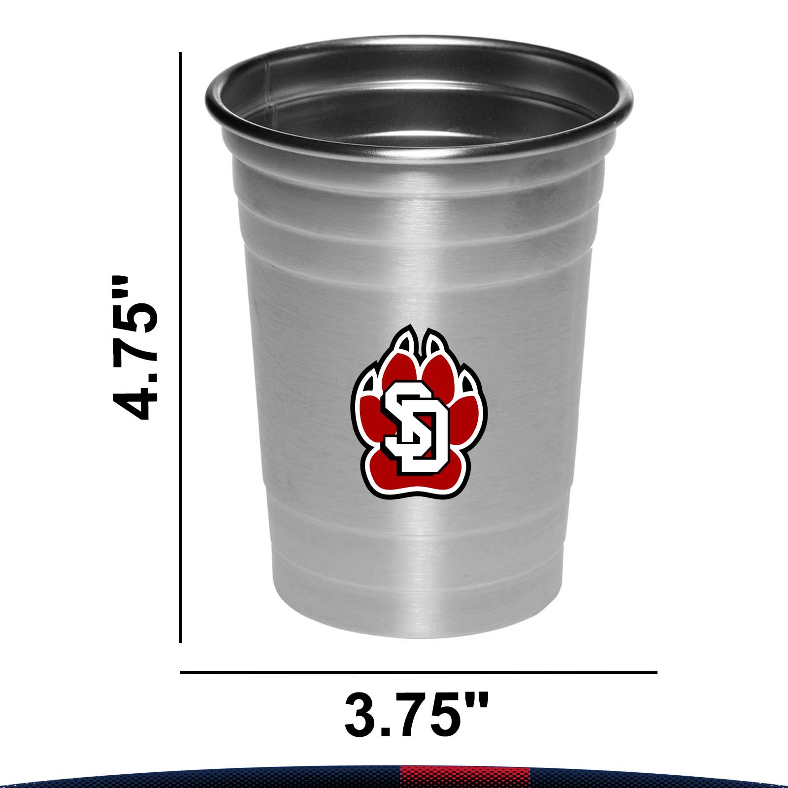 Kiqure Stainless Steel Beer Cup - 16 OZ. 2