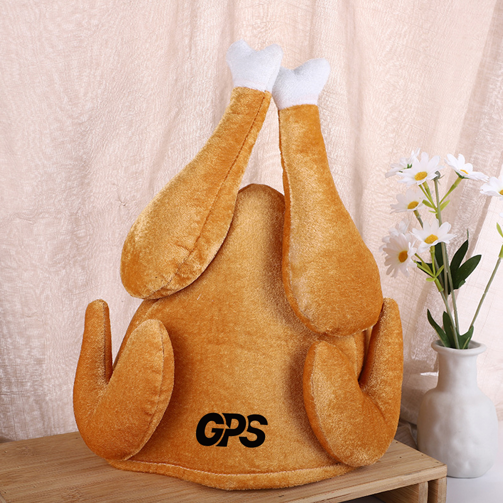 7 7/8 " Thanksgiving Roasted Turkey Hat 3