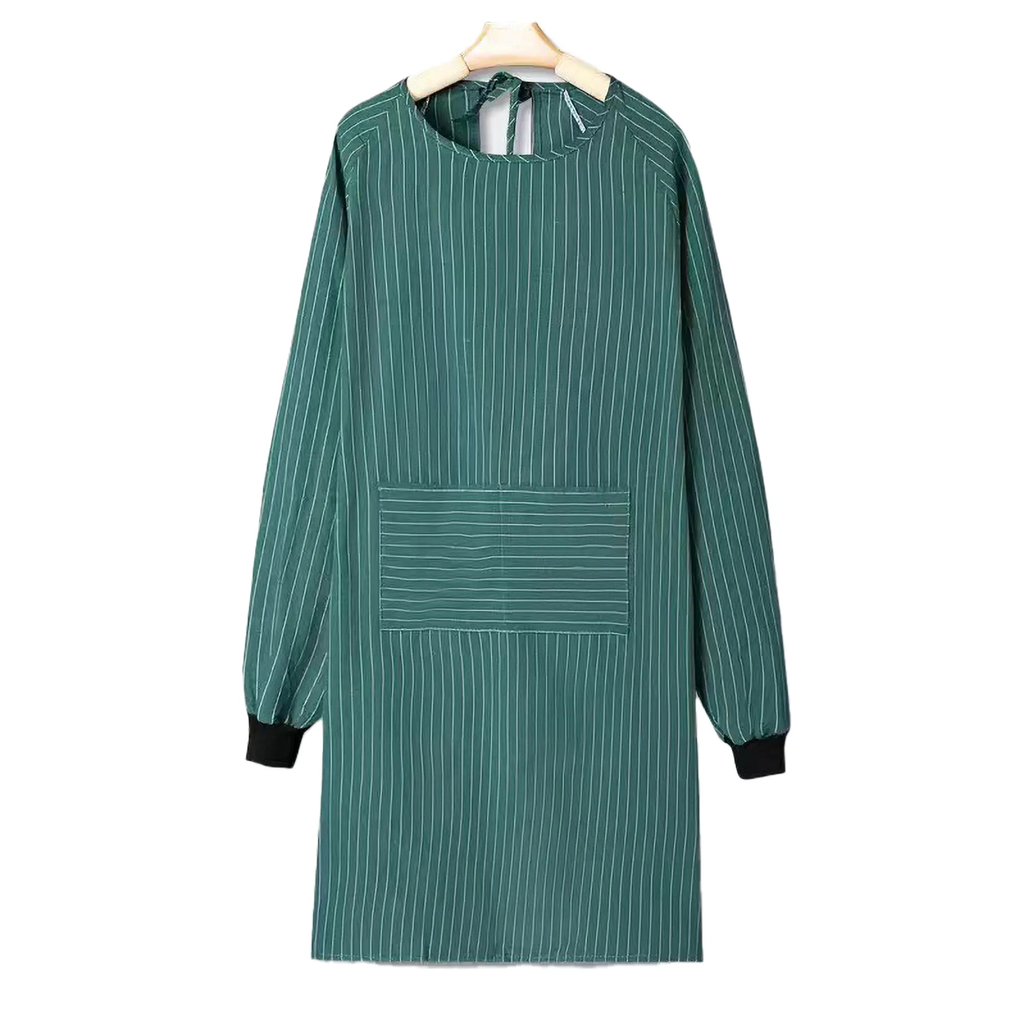 Long Sleeve Breathable Apron All-Size Fit Tool Pocket 2