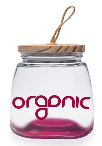 64 oz. Glass Candy Jars with Suction Wooden Lid 18
