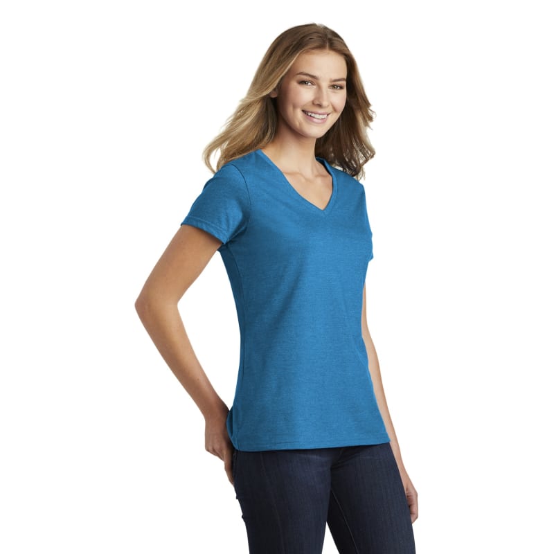 Port & Company Women's Fan Favorite Blend V-Neck Tee. 15