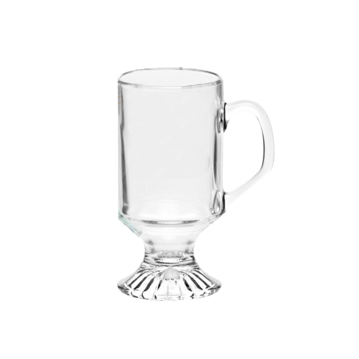 10 oz. USA Made ARC Footed Sports Custom Glass Mug