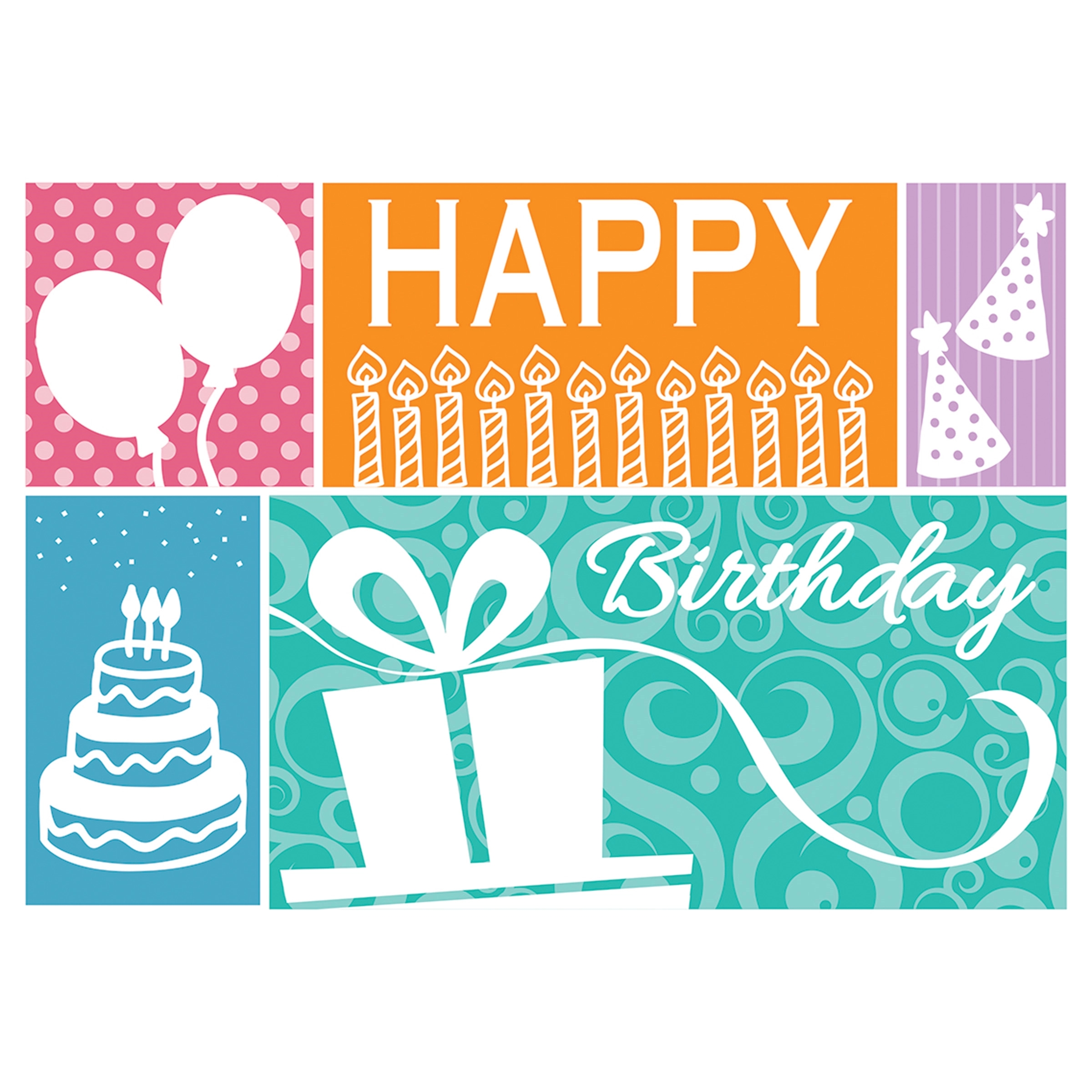 Lively Celebration Birthday Cards 1