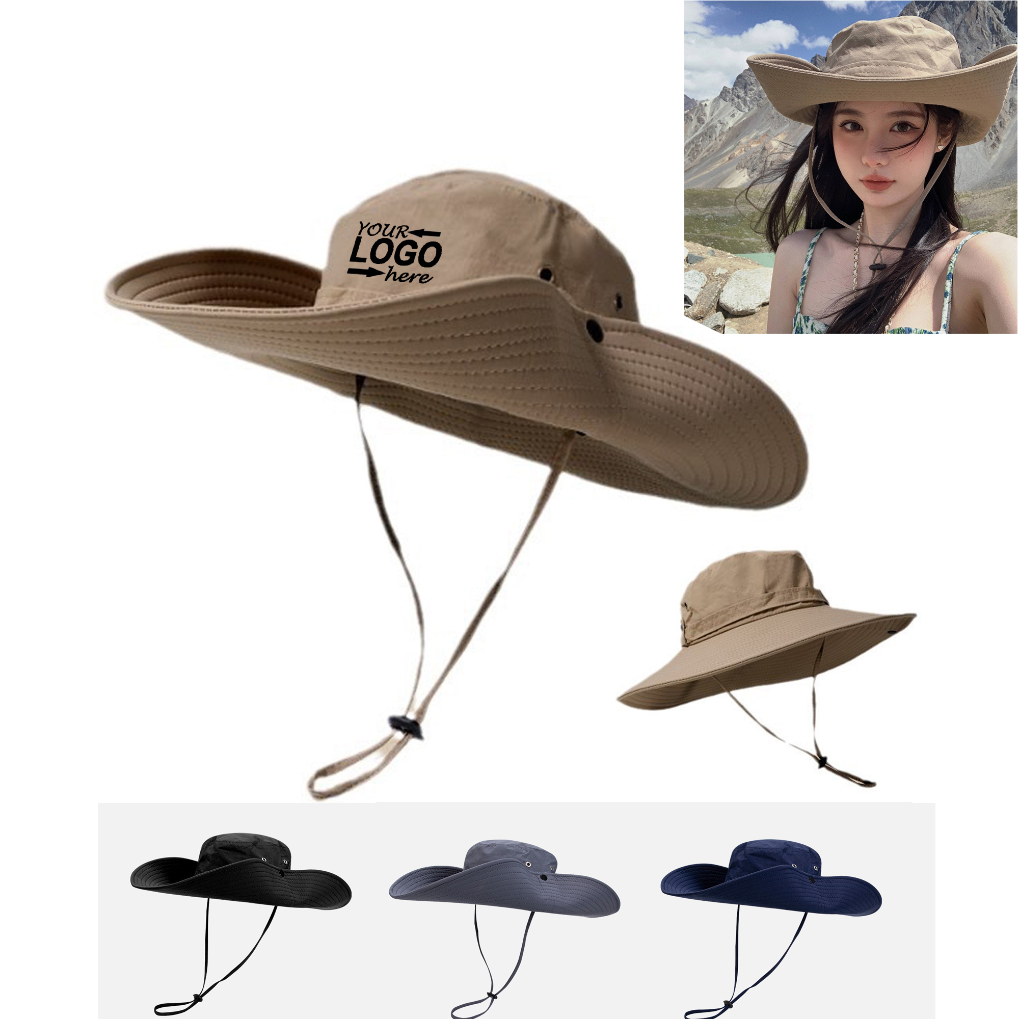 Stylish Foldable Bucket Hats Sun 1