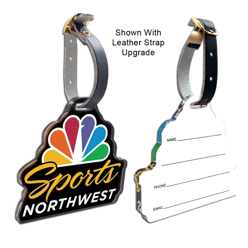 Custom 1/4" Acrylic Write-On Luggage Bag Tags 3